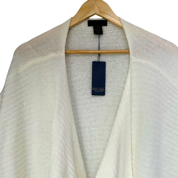 Rachel Roy Cream Ivory Sweater Wrap Poncho, OS - Picture 4 of 8